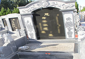 北京通州惠灵山墓型传统立碑