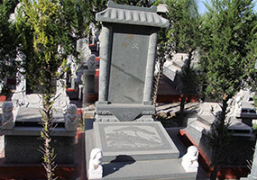 北京通州惠灵山墓型丹楹刻桷碑丹楹刻桷碑